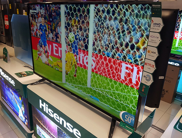 Hisense TV в магазине