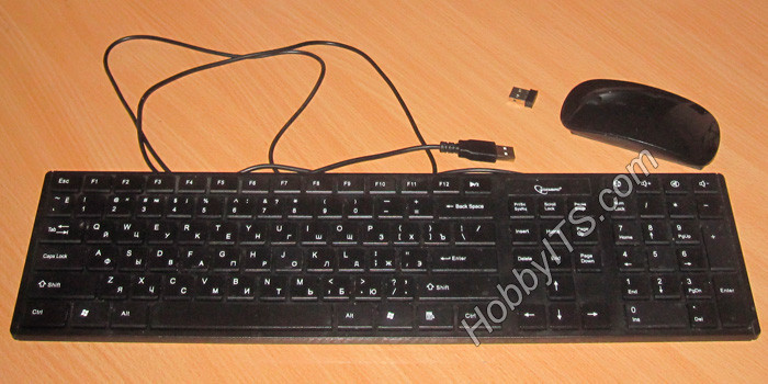 Клавиатура и мышь подключены к Samsung Smart TV