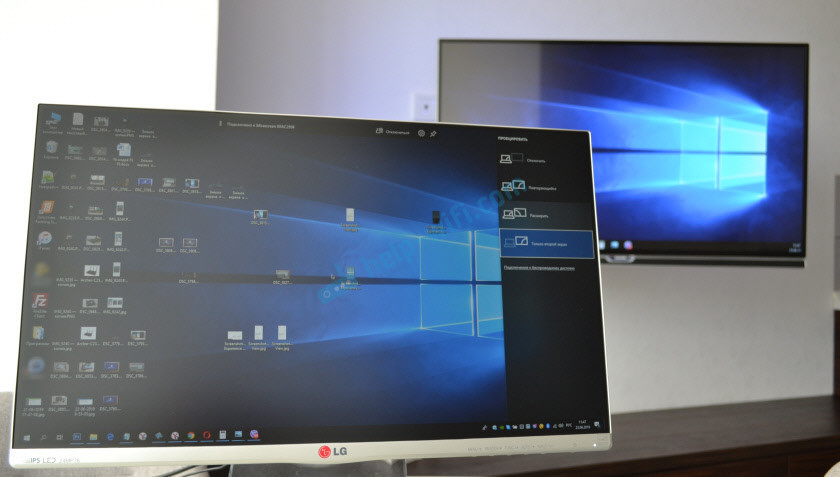 Подключение ноутбука с Windows 10 к телевизору через адаптер MiraScreen (Miracast)