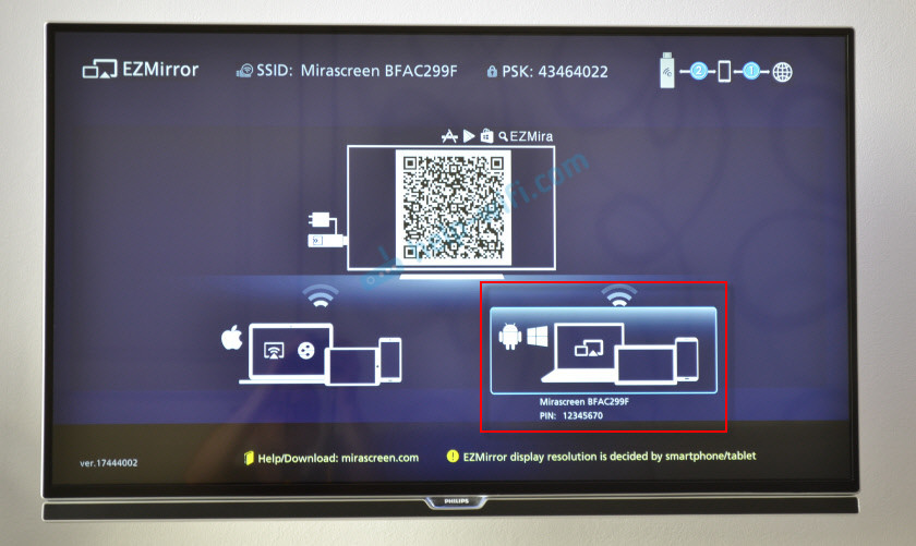 Подключение ноутбука к телевизору через MiraScreen / AnyCast